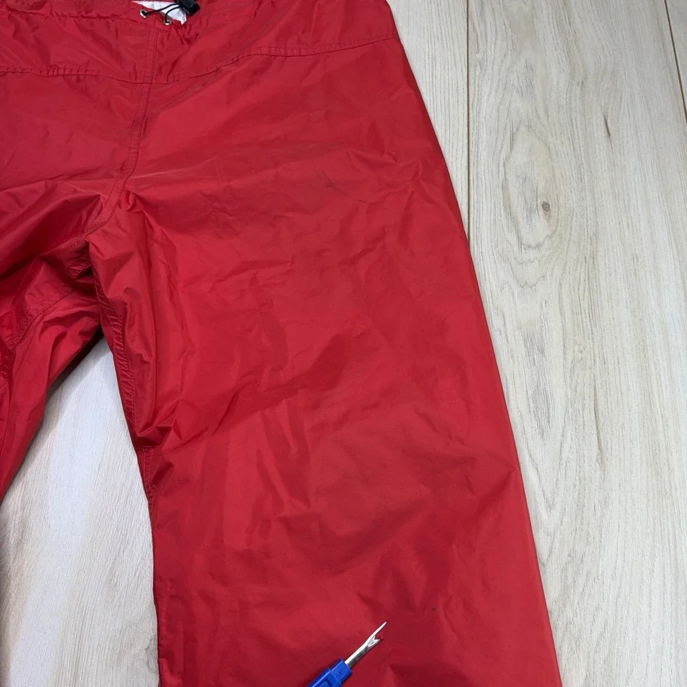 VTG 80s The North Face Gore-Tex Nylon Pants Mens Large Red USA Made